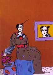 Lady with Picture