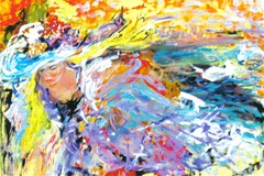Purple Strokes